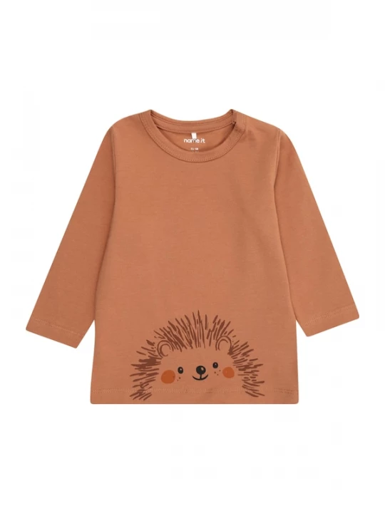 Foto van product NAME IT Shirt 'NBNOni' bruin / chocoladebruin