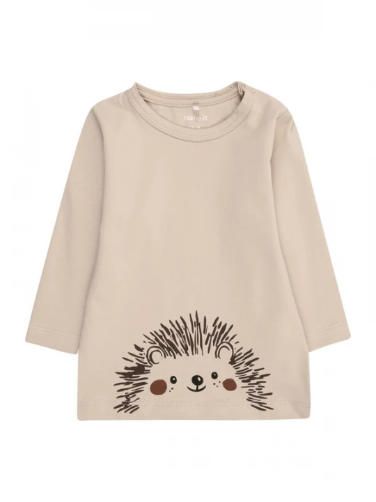 Foto van product NAME IT Shirt 'NBNONI' taupe / roestbruin / donkerbruin / zwart