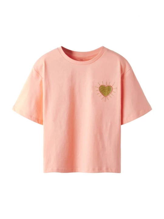 Foto van product NAME IT Shirt 'NKFBeatrice' goud / abrikoos
