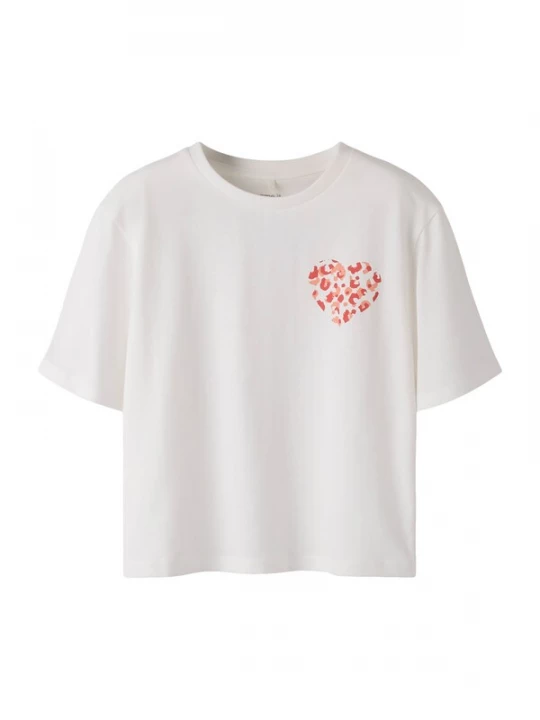 Foto van product NAME IT Shirt 'NKFBEATRICE' perzik / rood / wit