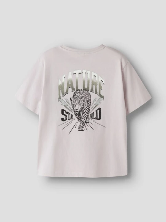 Foto van product NAME IT Shirt 'NKFBeoa' donkerbeige / grijs / zwart / wit