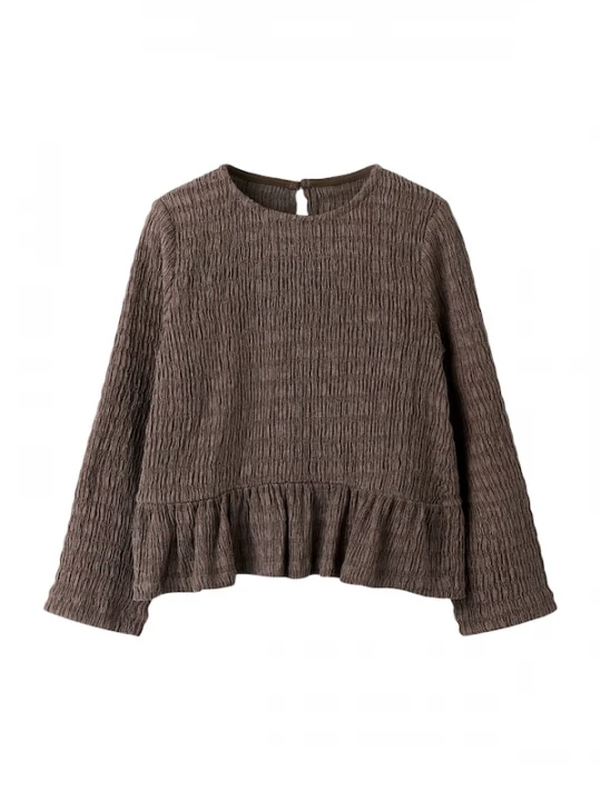 Foto van product NAME IT Shirt 'NKFBIKKA' taupe