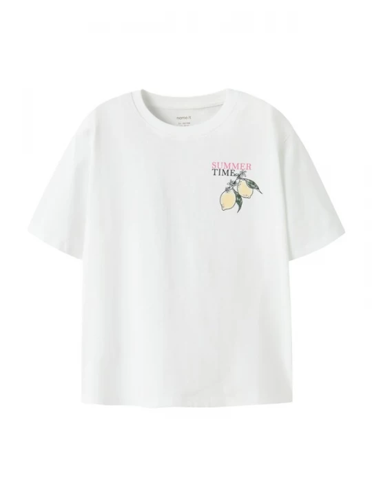 Foto van product NAME IT Shirt 'NKFHana' spar / abrikoos / oudroze / wit