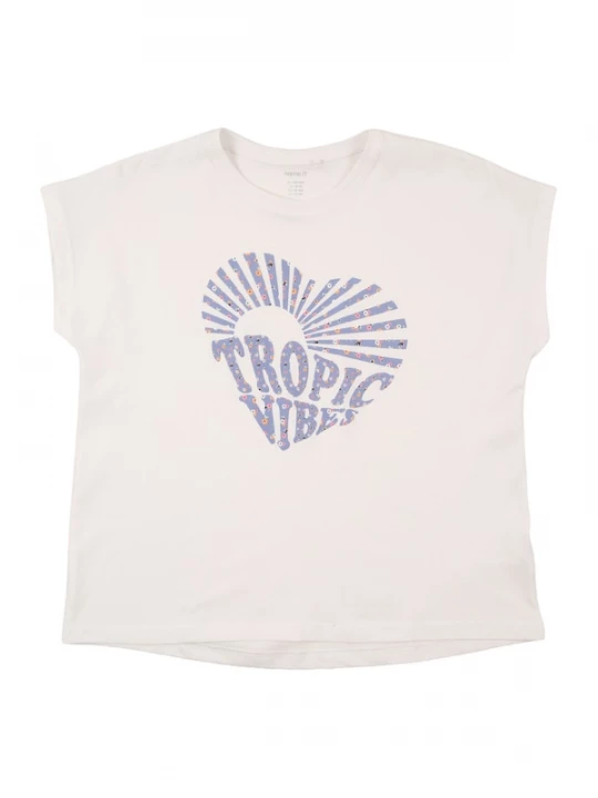 Foto van product NAME IT Shirt 'NKFHAVAKA' lila / wit