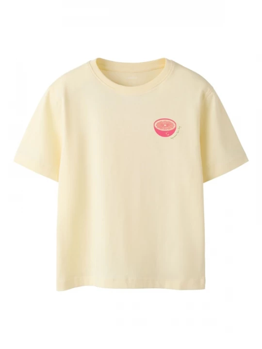 Foto van product NAME IT Shirt 'NKFJaney' pasteelgeel / groen / zalm roze / pink