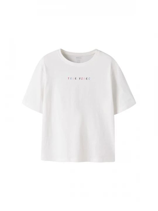Foto van product NAME IT Shirt 'NKFLILOM' donkergroen / pastelroze / rood / wit