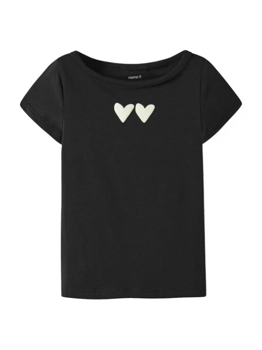 Foto van product NAME IT Shirt 'NKFLimo' zwart / wit