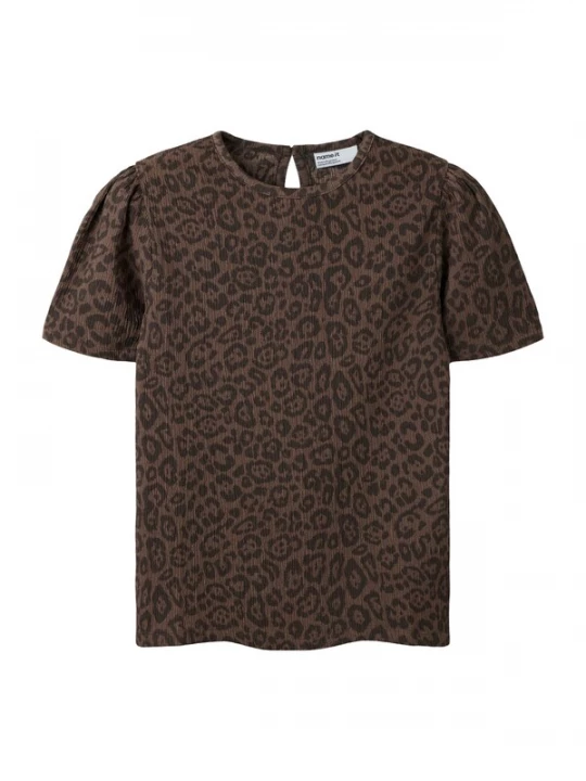 Foto van product NAME IT Shirt 'NKFLinna' bruin / zwart