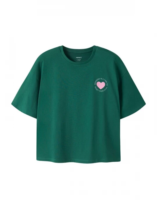 Foto van product NAME IT Shirt 'NKFLTOM' pastelblauw / smaragd / lichtroze / karmijnrood