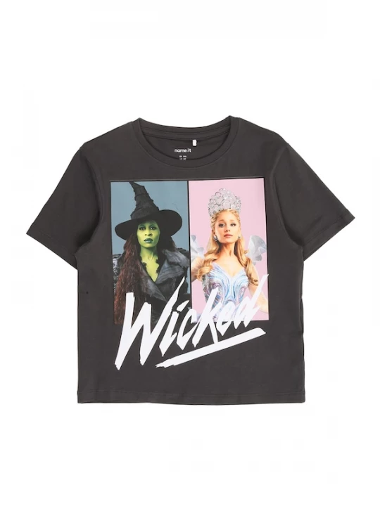 Foto van product NAME IT Shirt 'NKFNORI WICKED' opaal / rosa / zwart / wit