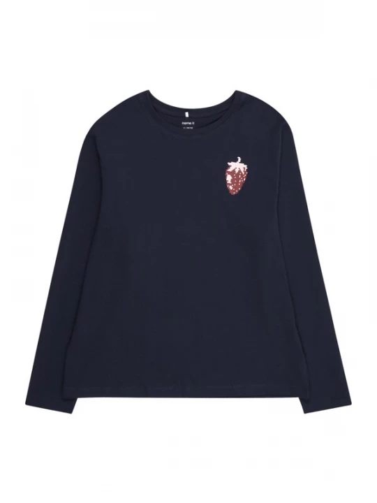 Foto van product NAME IT Shirt 'NKFNYLA' navy / opaal / rosa / wijnrood