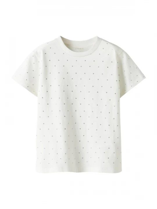 Foto van product NAME IT Shirt 'NKFRuaja' zilver / wit