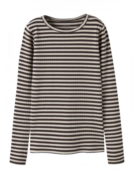 Foto van product NAME IT Shirt 'NKFSuraja' crème / donkerbruin