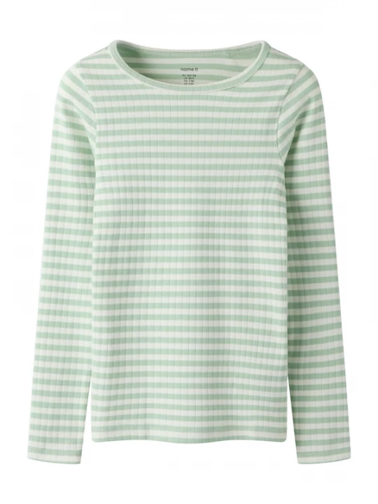 Foto van product NAME IT Shirt 'NKFSURAJA' mintgroen / wit