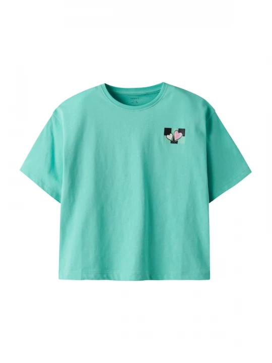 Foto van product NAME IT Shirt 'NKFTARA' mintgroen / sering / zwart / wit