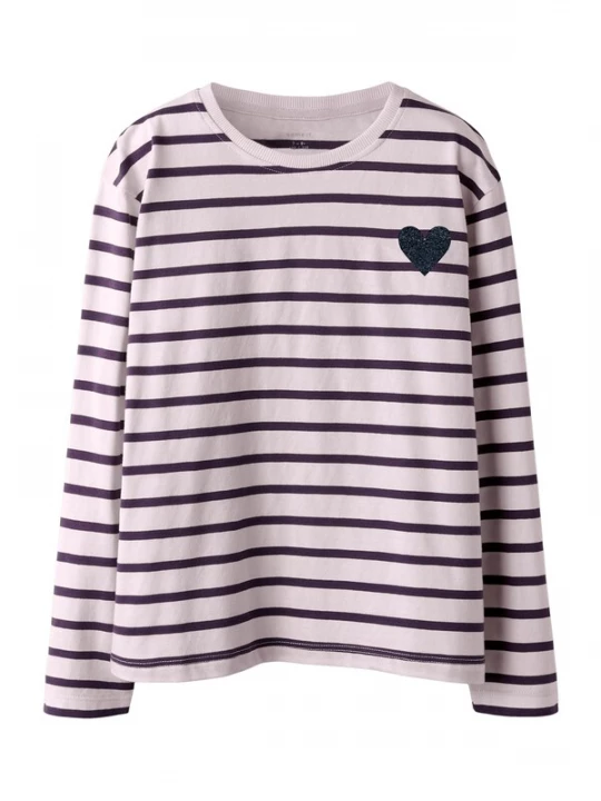 Foto van product NAME IT Shirt 'NKFTenisa' donkerlila / rosa