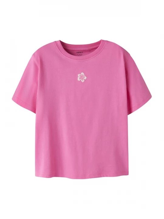 Foto van product NAME IT Shirt 'NKFVictoria' pink / wit