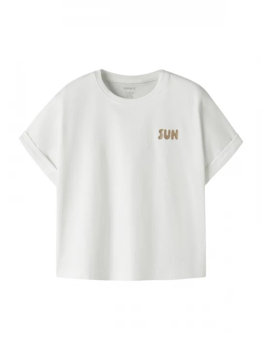 Foto van product NAME IT Shirt 'NKFVILLE' goud / wit