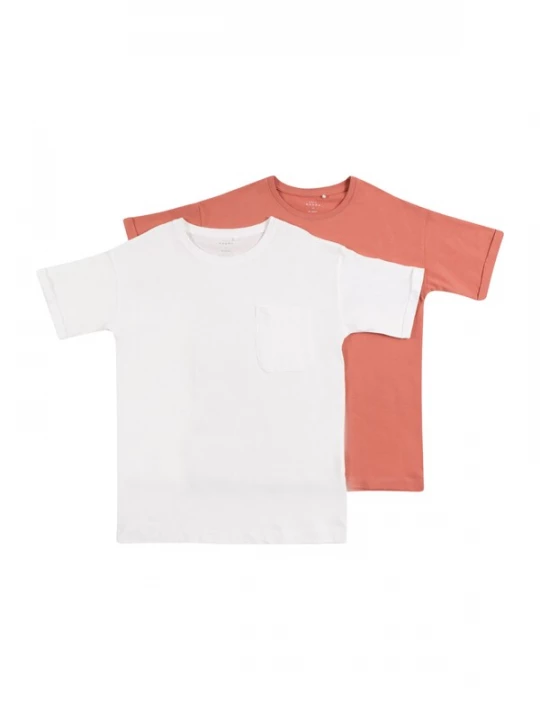 Foto van product NAME IT Shirt 'NKFVITENNA' rosé / wit