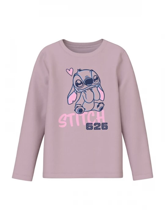 Foto van product NAME IT Shirt 'NKFVosla Stitch' marine / sering / orchidee