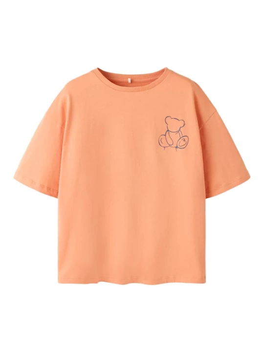 Foto van product NAME IT Shirt 'NKMByne' crème / nachtblauw / abrikoos