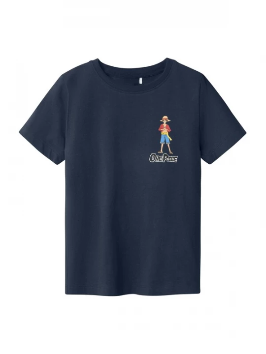 Foto van product NAME IT Shirt 'NKMDio' navy / lichtblauw / rood