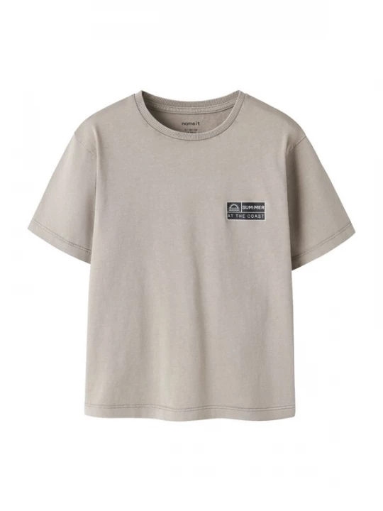 Foto van product NAME IT Shirt 'NKMFandel' stone grey