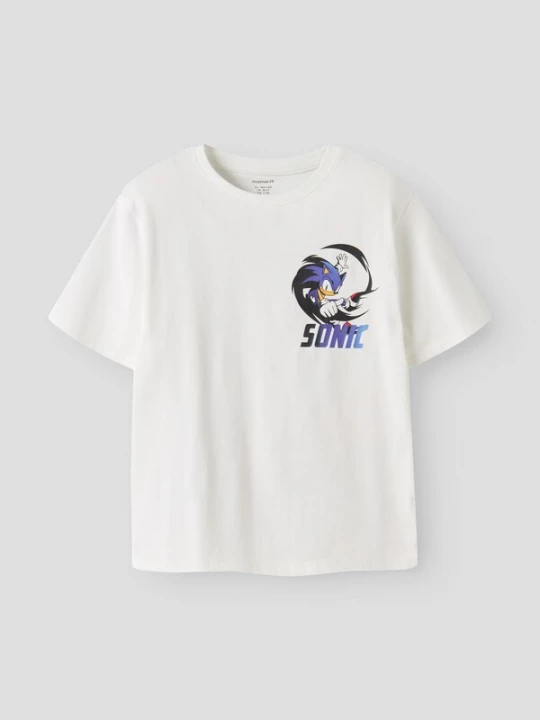 Foto van product NAME IT Shirt 'NKMFitus Sonic' donkerblauw / rood / zwart / wit