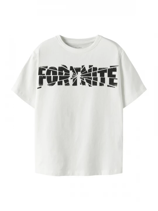 Foto van product NAME IT Shirt 'NKMJAMBA FORTNITE' zwart / wit