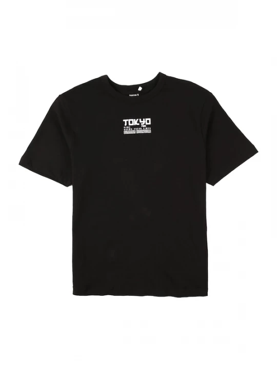 Foto van product NAME IT Shirt 'NKMJOSS' limoen / zwart / wit