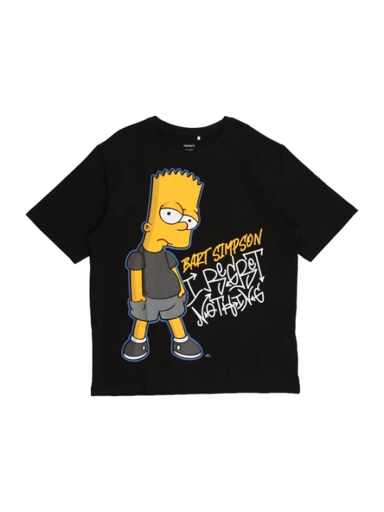 Foto van product NAME IT Shirt 'NKMJUDA SIMPSONS' geel / grijs / zwart