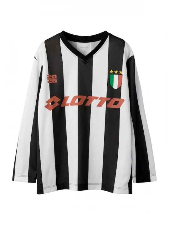 Foto van product NAME IT Shirt 'NKMJumb Lotto' groen / kersrood / zwart / wit