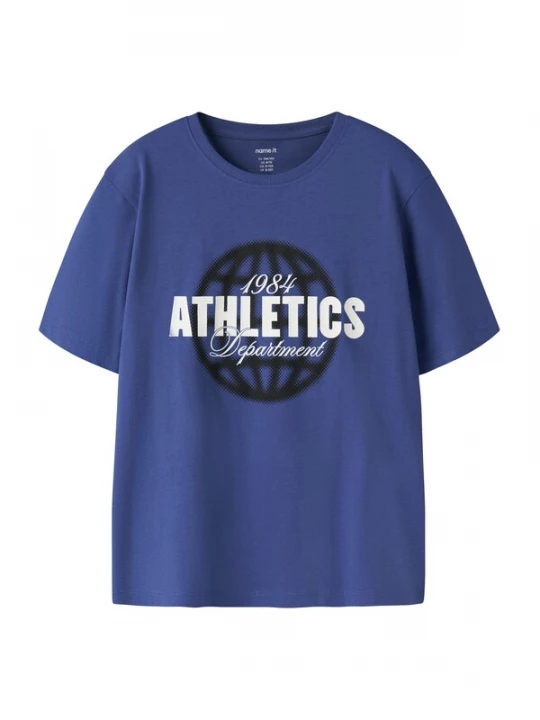 Foto van product NAME IT Shirt 'NKMKristof' donkerblauw / zwart / wit