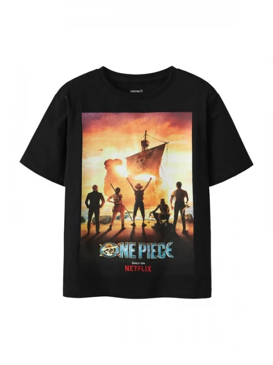 Foto van product NAME IT Shirt 'NKMMalim' blauw / saffier / koraal / zwart