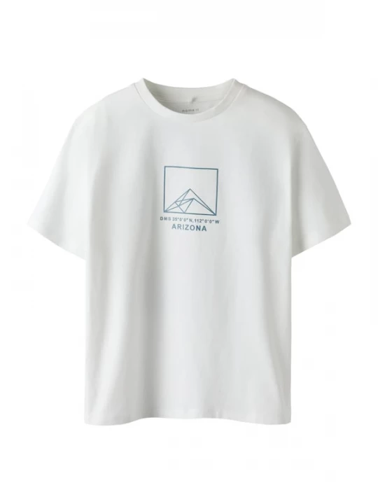 Foto van product NAME IT Shirt 'NKMNadir' blauw / lichtblauw / geel / wit