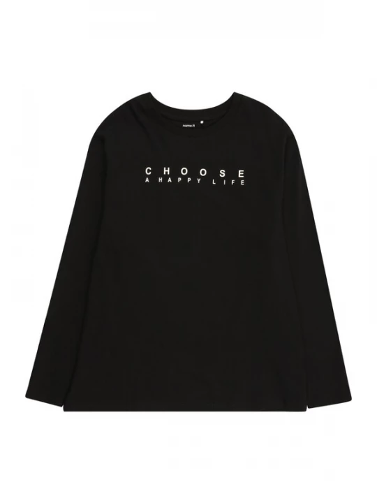 Foto van product NAME IT Shirt 'NKMNESTOR' grijs / zwart / wit
