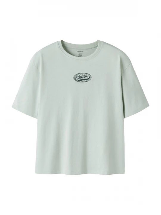 Foto van product NAME IT Shirt 'NKMVALIX' pastelgroen / zwart