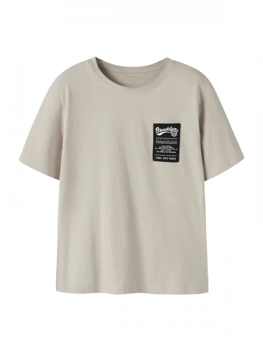 Foto van product NAME IT Shirt 'NKMVECTOR' greige / zwart / wit