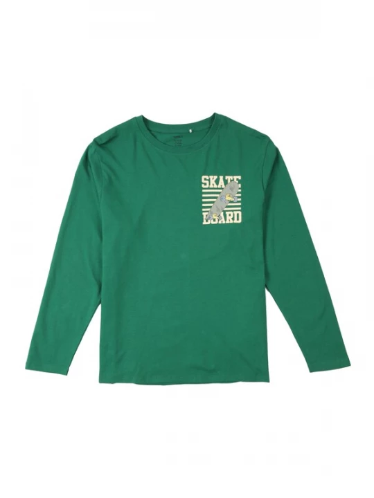 Foto van product NAME IT Shirt 'NKMVELDO' lichtblauw / pasteelgeel / lichtgeel / groen