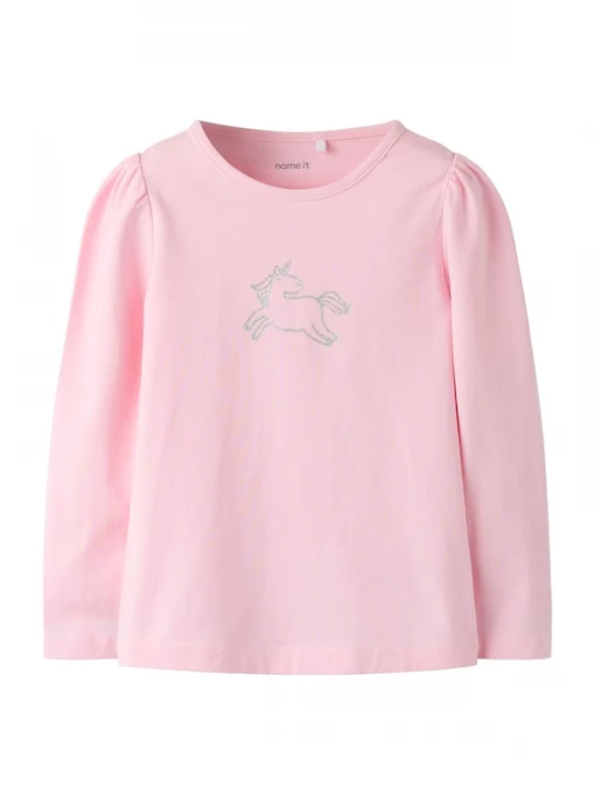 Foto van product NAME IT Shirt 'NMFBILISA' rosa / zilver