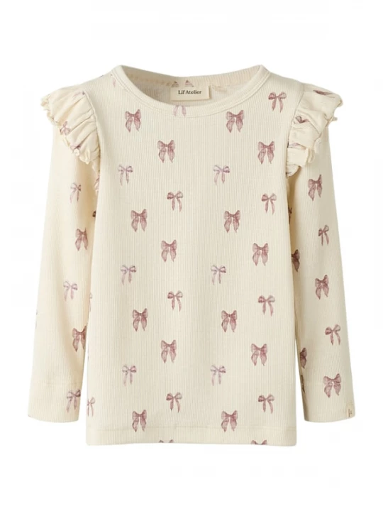 Foto van product NAME IT Shirt 'NMFGavo' beige / rosa