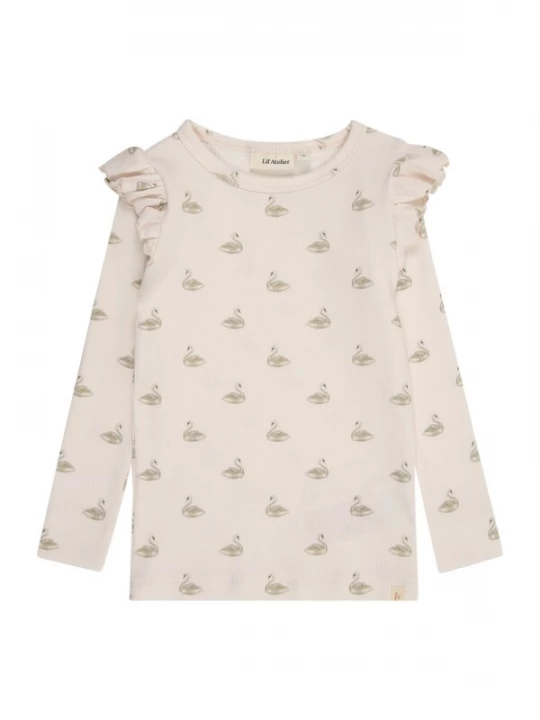 Foto van product NAME IT Shirt 'NMFGAVO' crème / taupe