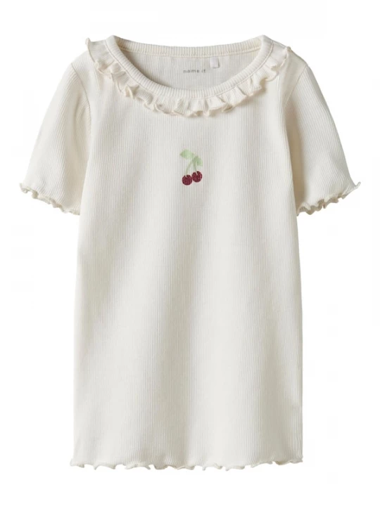 Foto van product NAME IT Shirt 'NMFHaisy' crème / pastelgroen / rood
