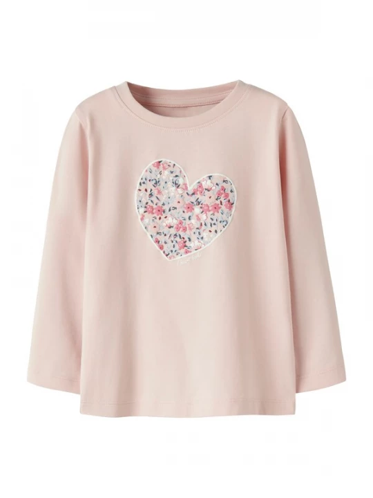 Foto van product NAME IT Shirt 'NMFKIWI' opaal / pink / poederroze / wit