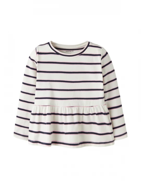 Foto van product NAME IT Shirt 'NMFLestro' marine / pastelroze / wit