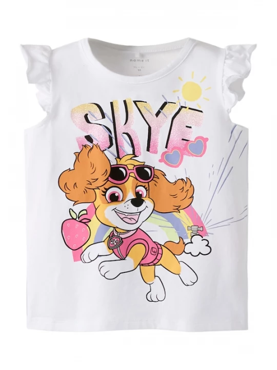 Foto van product NAME IT Shirt 'NMFMARIA' bruin / lichtlila / lichtroze / wit
