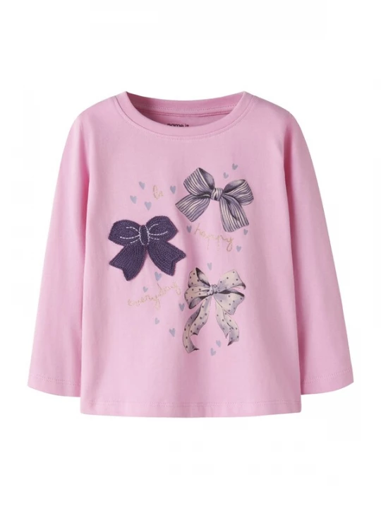 Foto van product NAME IT Shirt 'NMFNEOMON' blauw / goud / donkerlila / pink