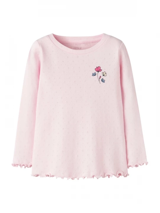 Foto van product NAME IT Shirt 'NMFNIMMA' lichtblauw / lichtgeel / rosa / lichtroze