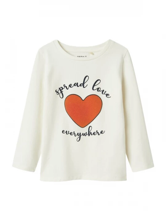 Foto van product NAME IT Shirt 'NMFNOABELLE' donkerrood / zwart / wit
