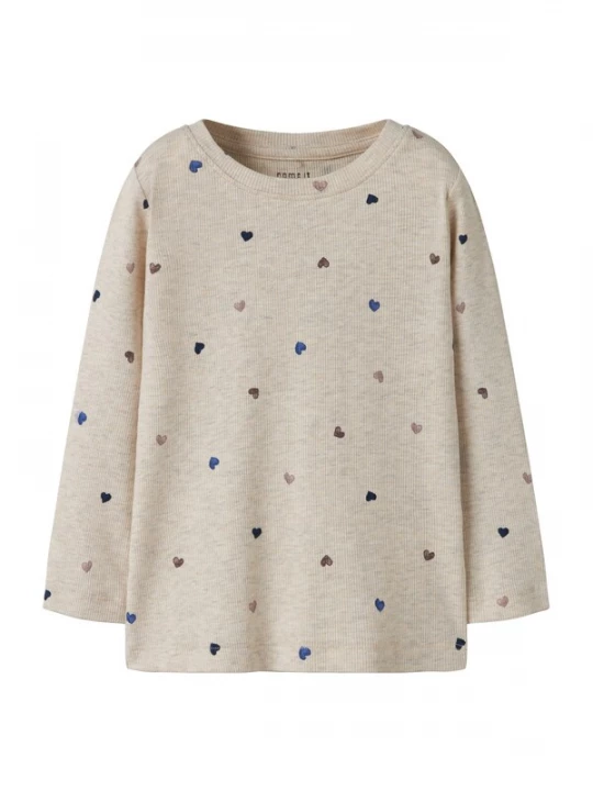 Foto van product NAME IT Shirt 'NMFNutti' taupe / navy / donkerblauw / donkerbruin